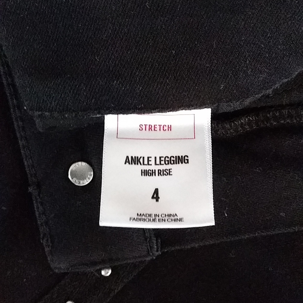 Express skinny jeans with rivets black size 4 - Picture 5 of 5